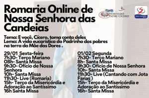 Romaria online de Nossa Senhora das Candeias